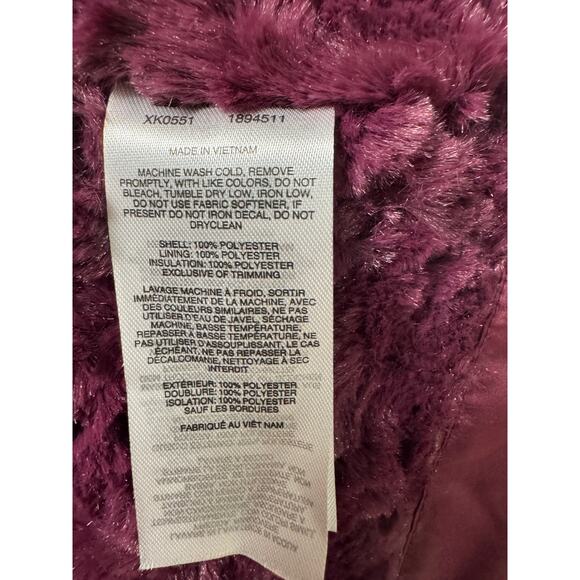 Women's Columbia Copper Crest™ Quilted Long Jacket NWT MARIONBERRY SIZE XS - Picture 9 of 11